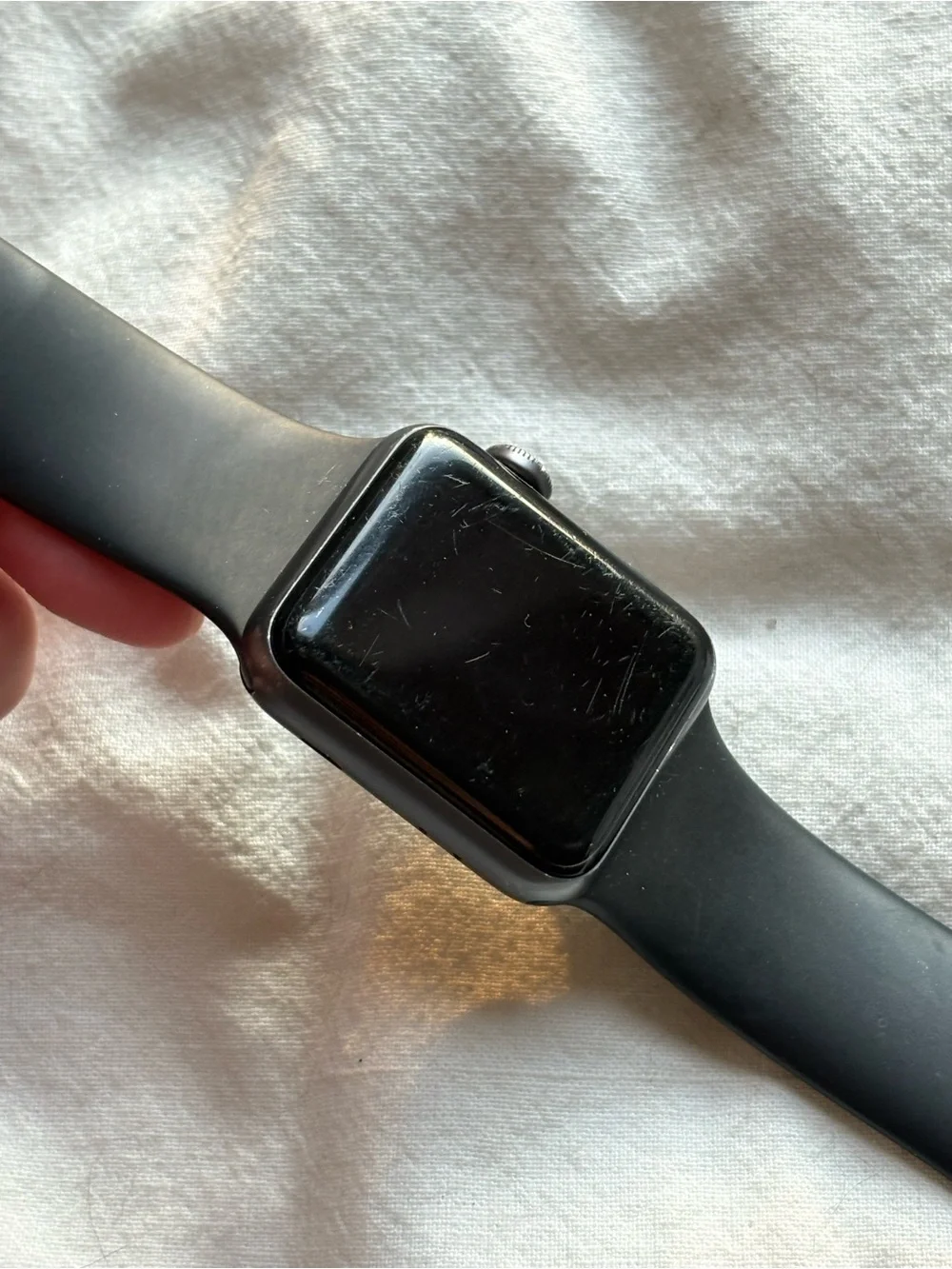 Apple Black Smartwatch with Magnetic Charger